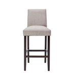 Silla bar Lucy set de 2 Gris claro