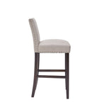 Silla bar Lucy set de 2 Gris claro