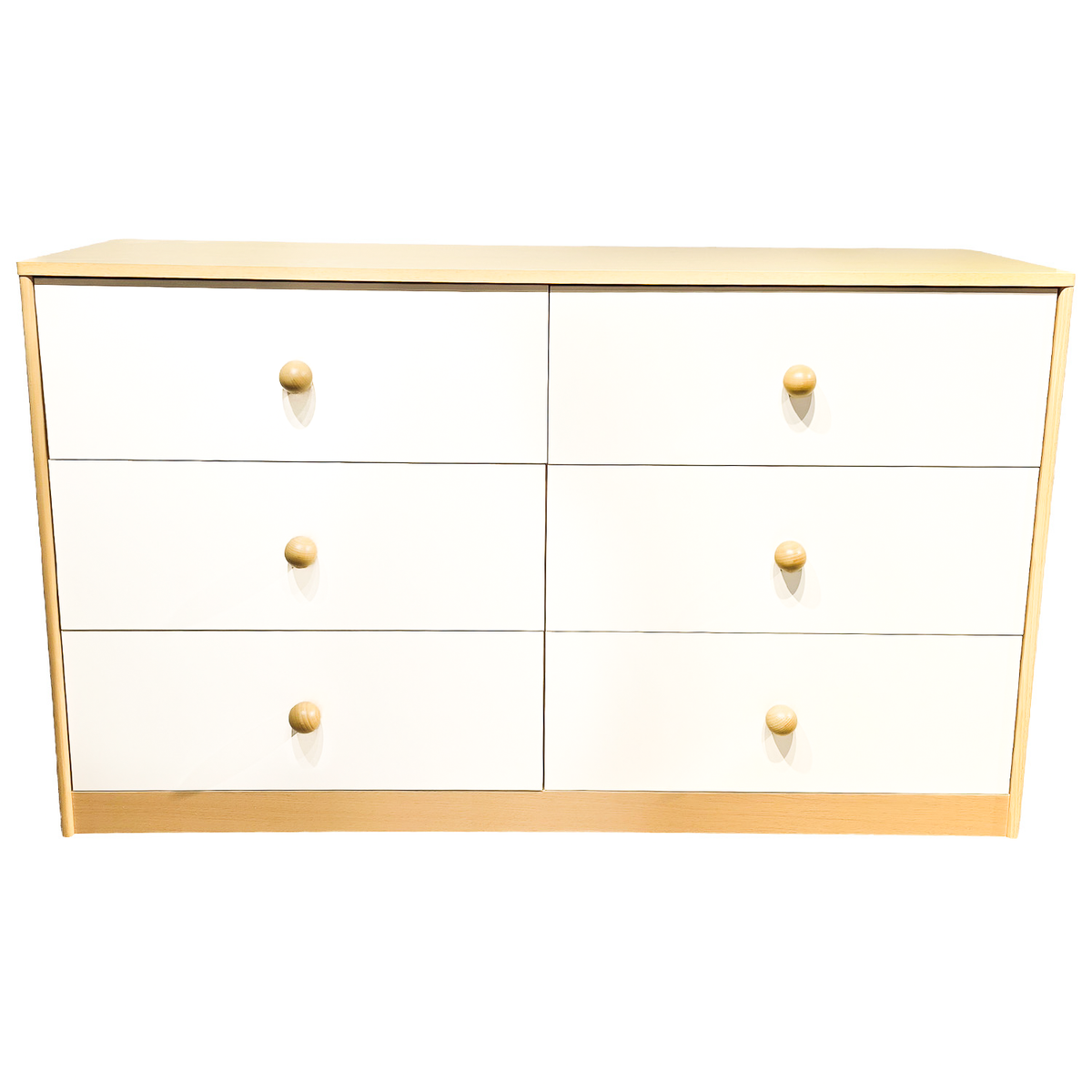 Cómoda 6 cajones Mysa blanco