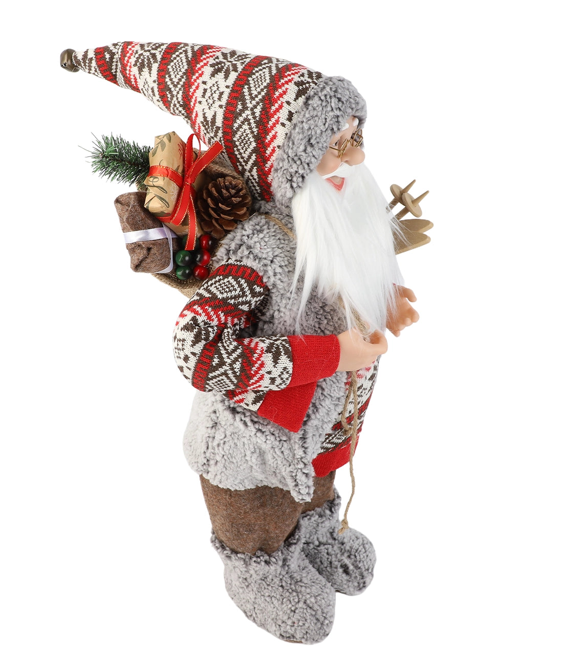 Viejo pascuero 60cm nórdico rojo