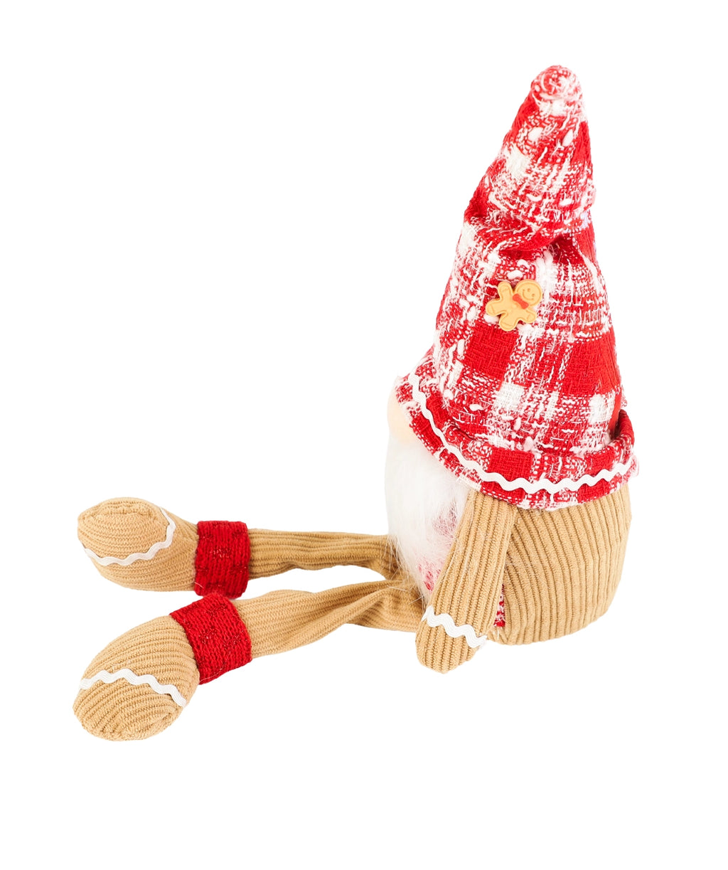 Gnomo navidad 40cm pata colgante jengibre niño