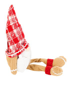 Gnomo navidad 40cm pata colgante jengibre niño