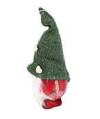 Gnomo navidad 23x10cm verde rojo café surtido