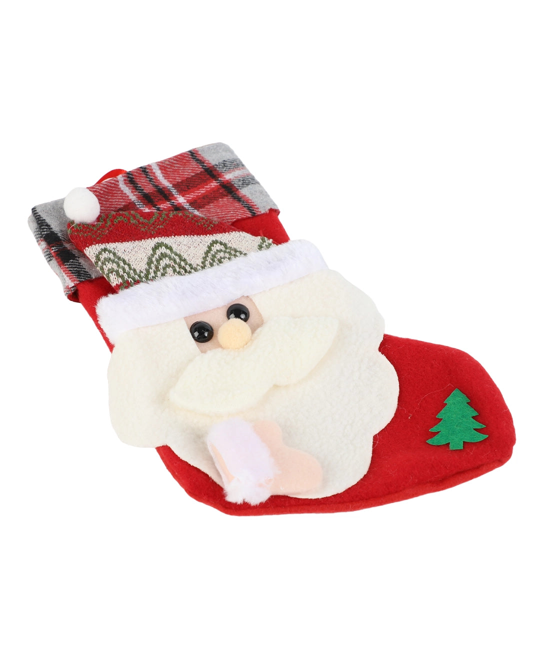 Bota navidad 12x26cm reno snow pascuero surtido