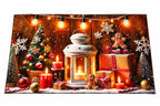 Alfombra navidad 38x58cm farol jengibre