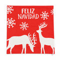 Funda cojín navidad 43x43cm pascuero feliz navidad