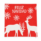 Funda cojín navidad 43x43cm pascuero feliz navidad