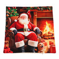 Funda cojín navidad 43x43cm pascuero sentado