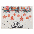 Individual navidad 28x43cm jengibre feliz navidad set 6