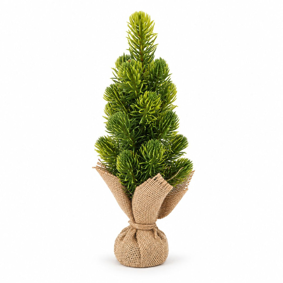 Adorno árbol navidad 28cm saco arpillera