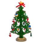 Adorno árbol navidad 29x19cm rojo verde surtido