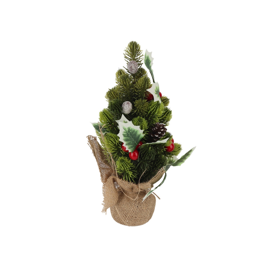 Adorno árbol navidad 32cm piñas