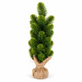 Adorno árbol navidad 36cm saco arpillera