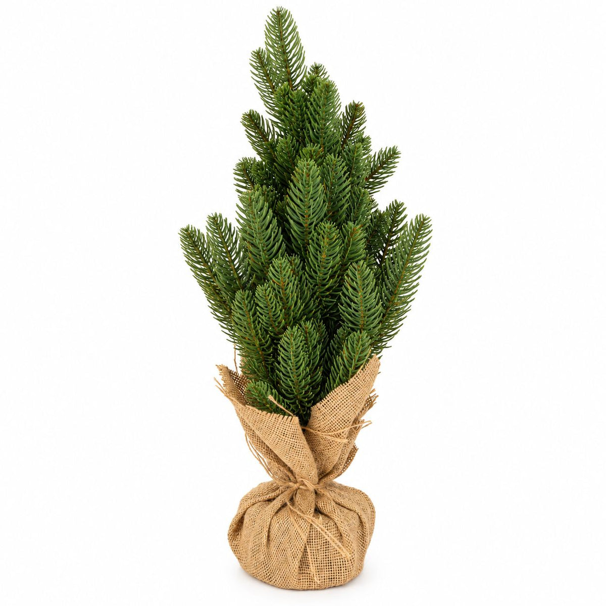 Adorno árbol navidad 45cm saco arpillera