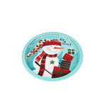 Bandeja lata navidad 31,5cm pascueros surtido