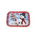 Bandeja lata navidad 34x23cm pascueros surtidos