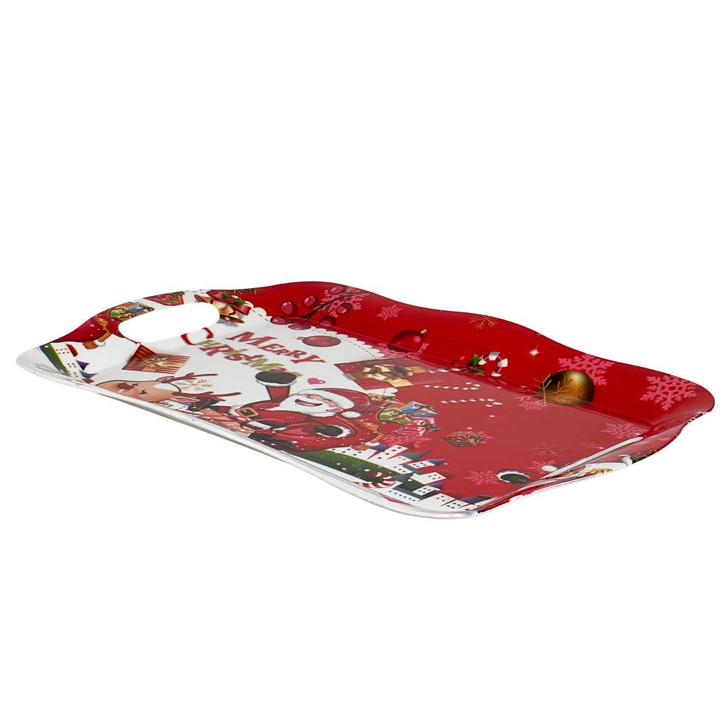 Bandeja melamina navidad 26x30cm surtido
