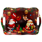 Bandeja melamina navidad 26x30cm surtido