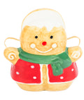Servilletero cerámica navidad 10,4x6x10,5cm jengibre