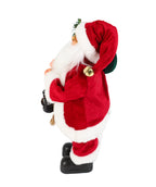 Viejo pascuero 30cm rojo saco piña