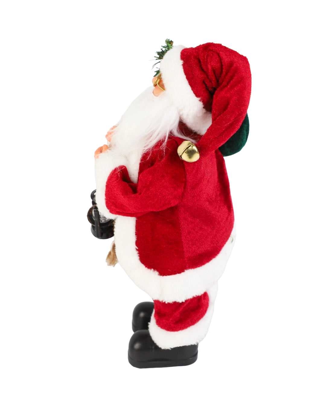 Viejo pascuero 30cm rojo saco piña