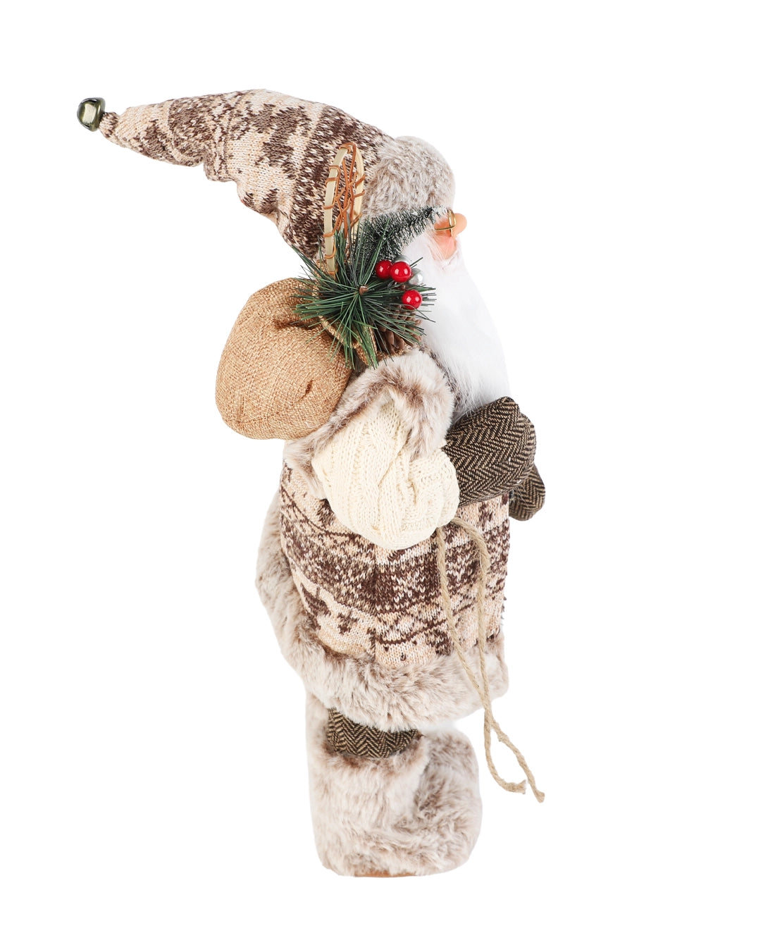 Viejo pascuero 45cm nordico beige