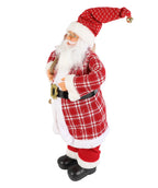 Viejo pascuero 60cm chaqueta escocesa