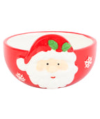 Bowl cerámica navidad 14x13,5x8,5cm rojo
