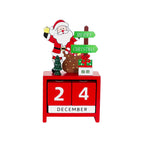 Calendario navidad 15x8x3,5cm pascuero