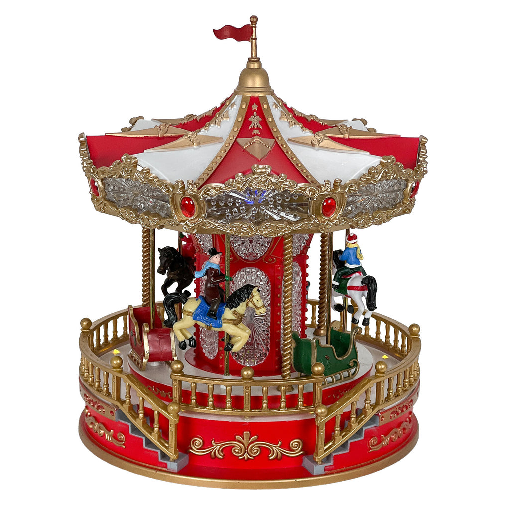 Carrousel musical c/luz 23,2x28,2cm