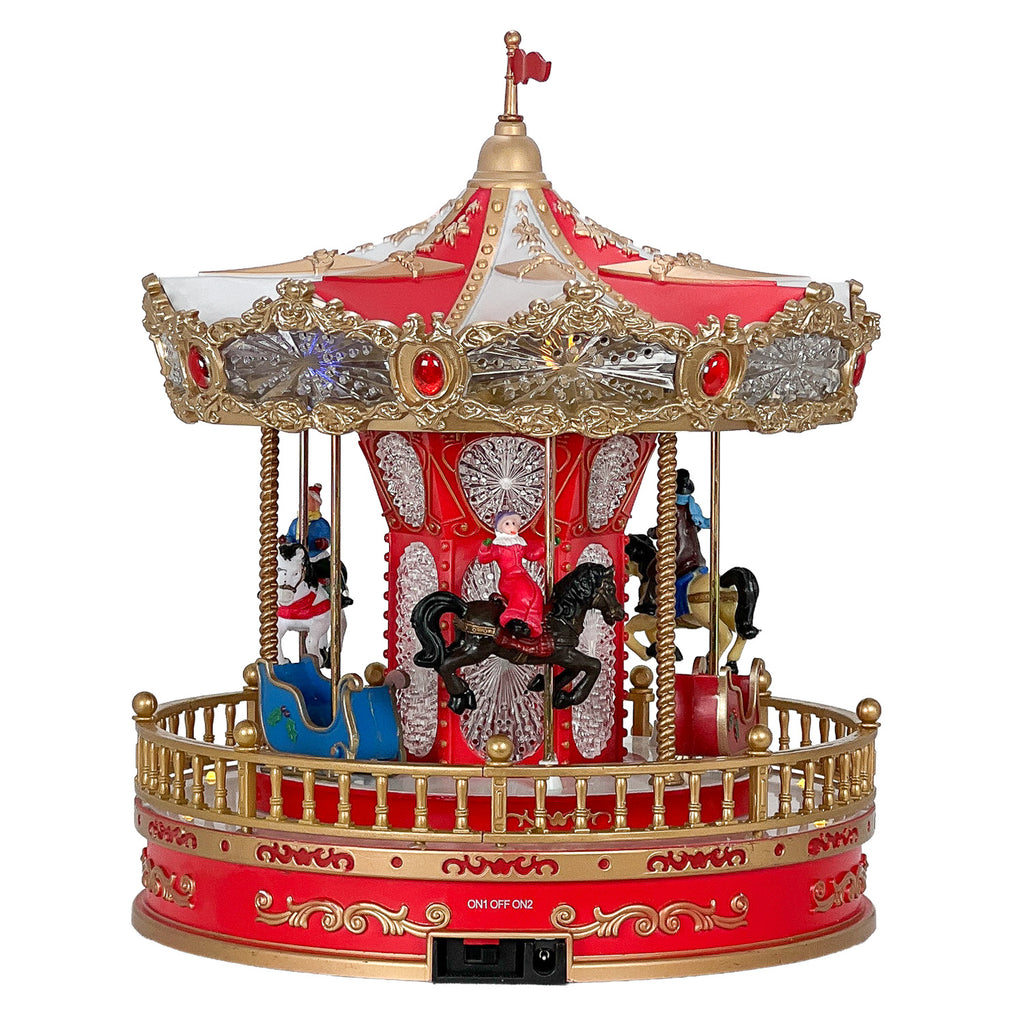 Carrousel musical c/luz 23,2x28,2cm