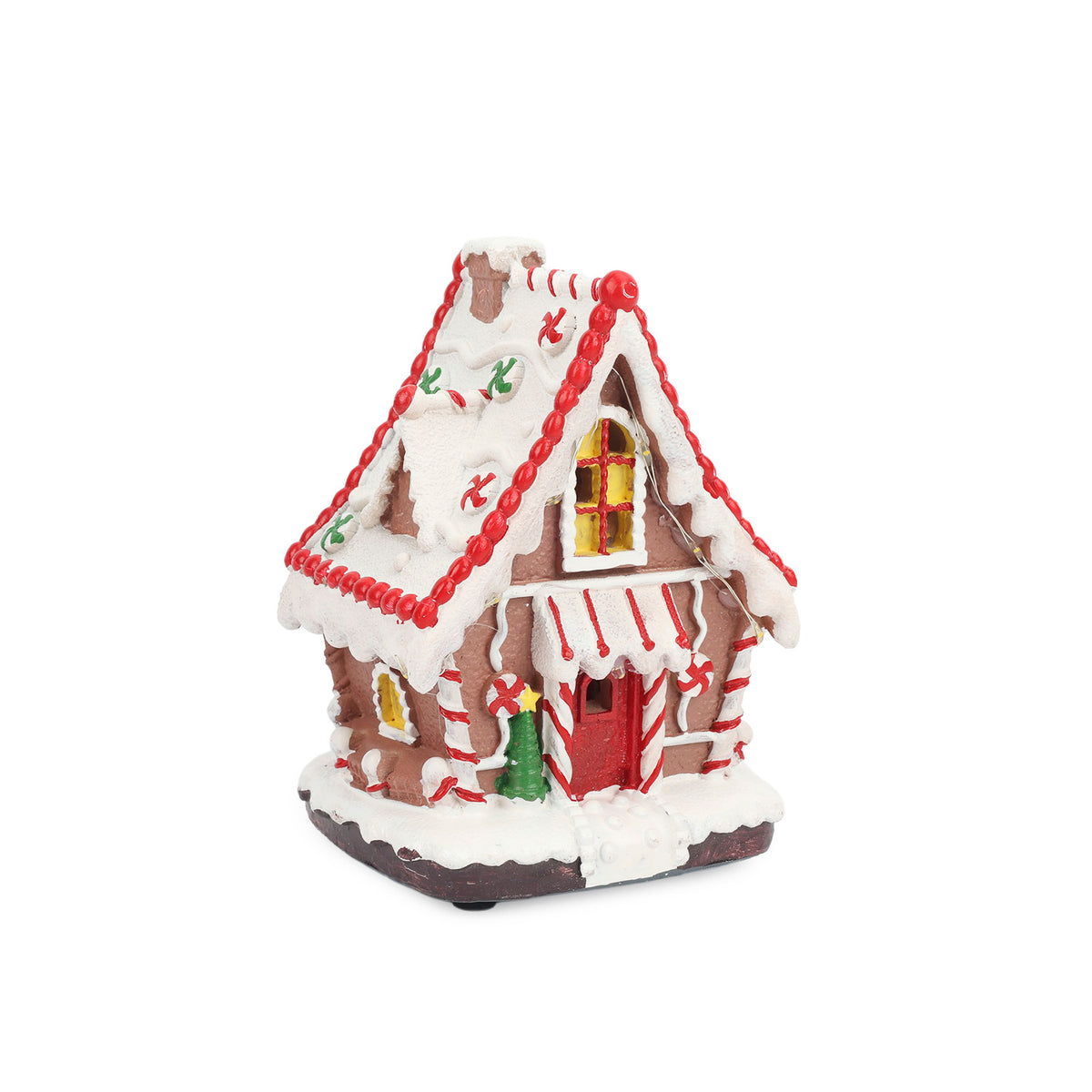 Casa navidad musical c/luz 11,5x10x15,5cm galleta