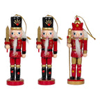 Cascanueces madera 12,5cm 3pcs rojo