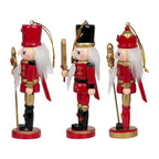 Cascanueces madera 12,5cm 3pcs rojo