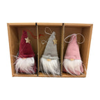 Colgante navidad 19x13x3cm gnomo colores surtido 3pcs