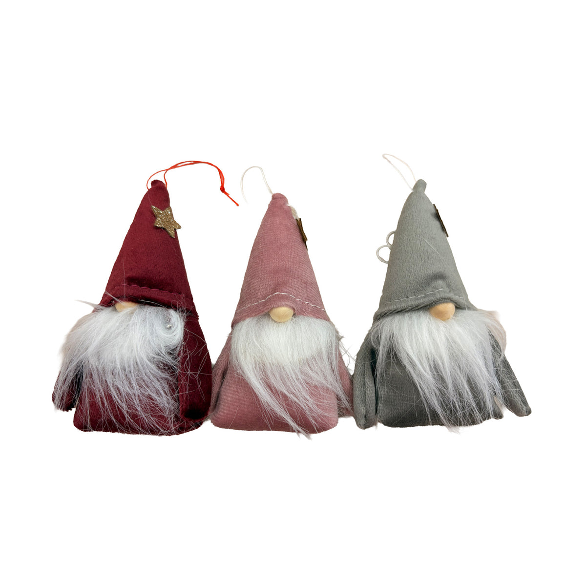 Colgante navidad 19x13x3cm gnomo colores surtido 3pcs