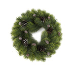 Corona navidad 40cm piñas