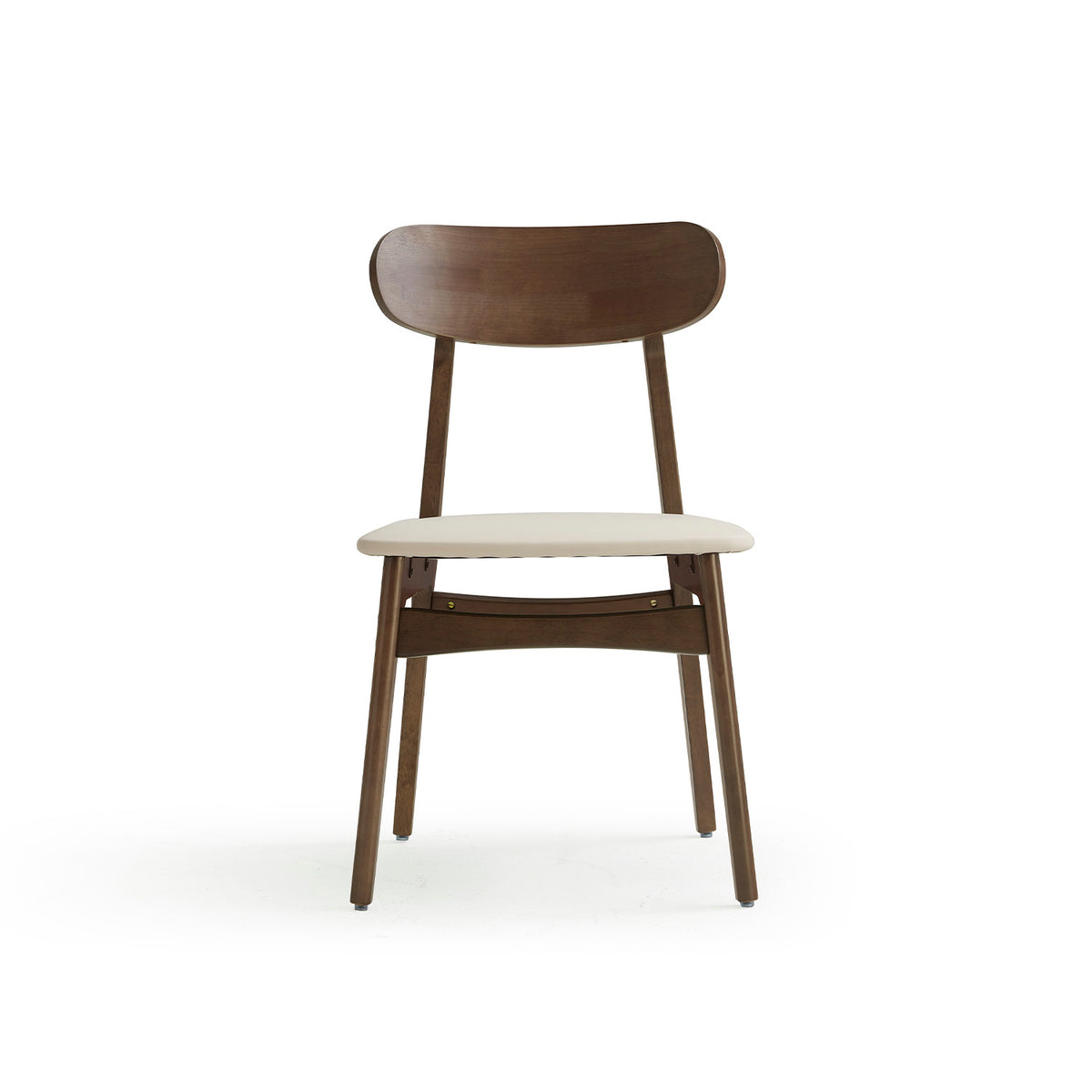 Silla comedor Umea nogal set de 2