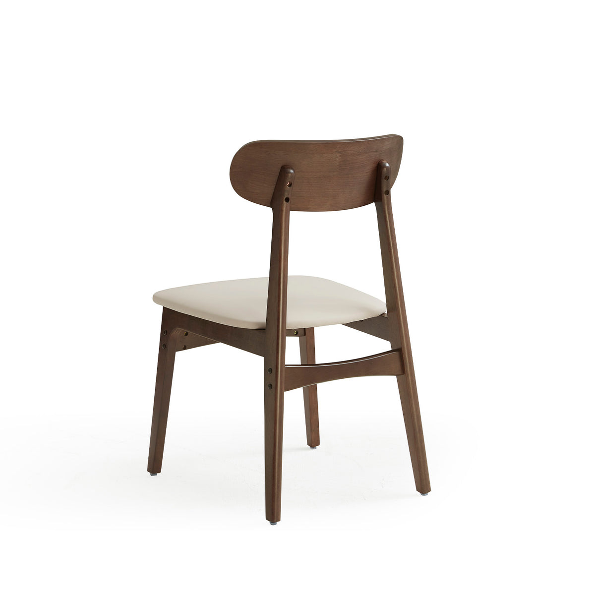 Silla comedor Umea nogal set de 2