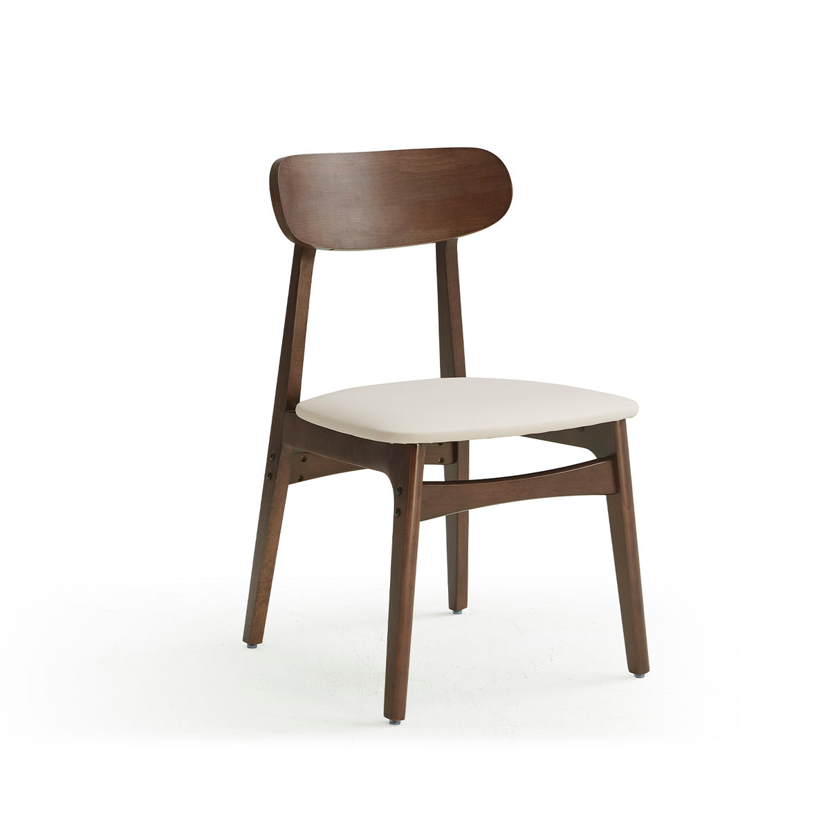 Silla comedor Umea nogal set de 2
