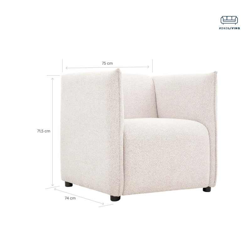 Sillón Cassie beige