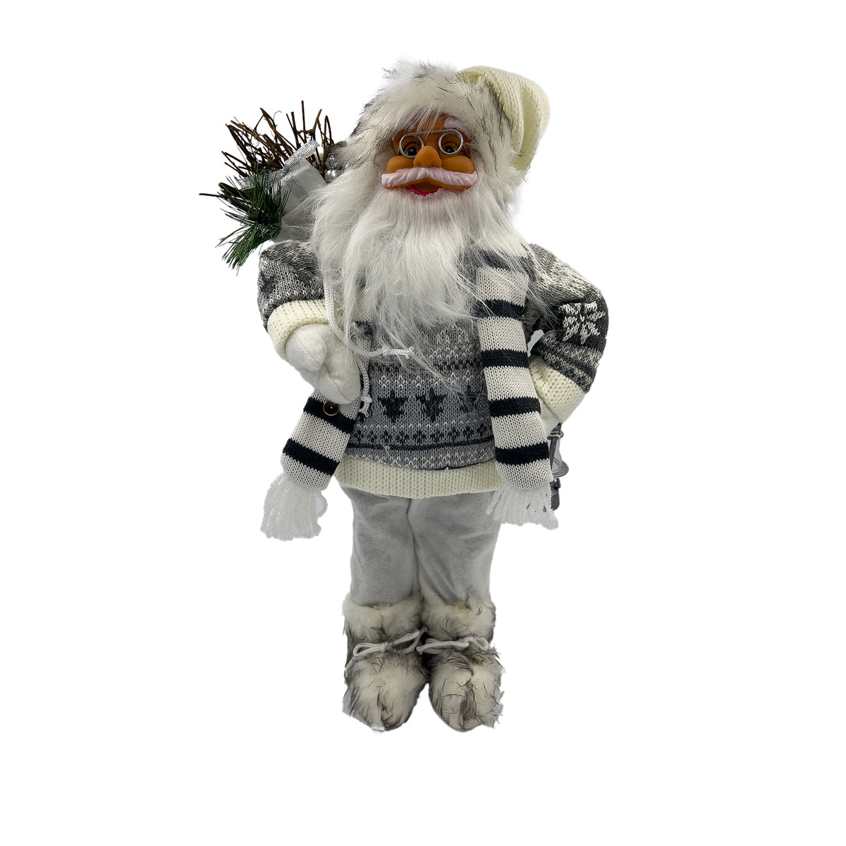 Viejo pascuero 45cm nieve blanco