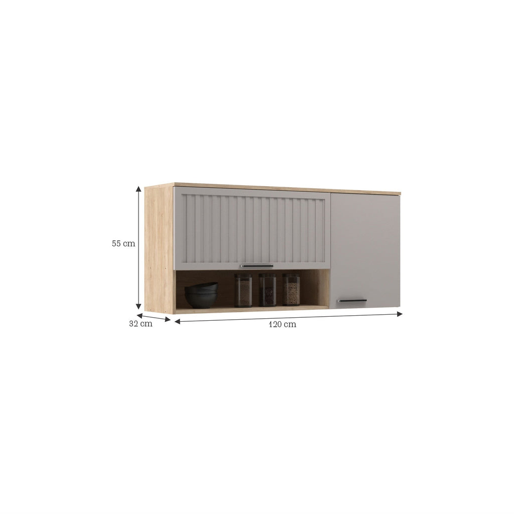Aéreo cocina Amalia 2 puertas 120cm