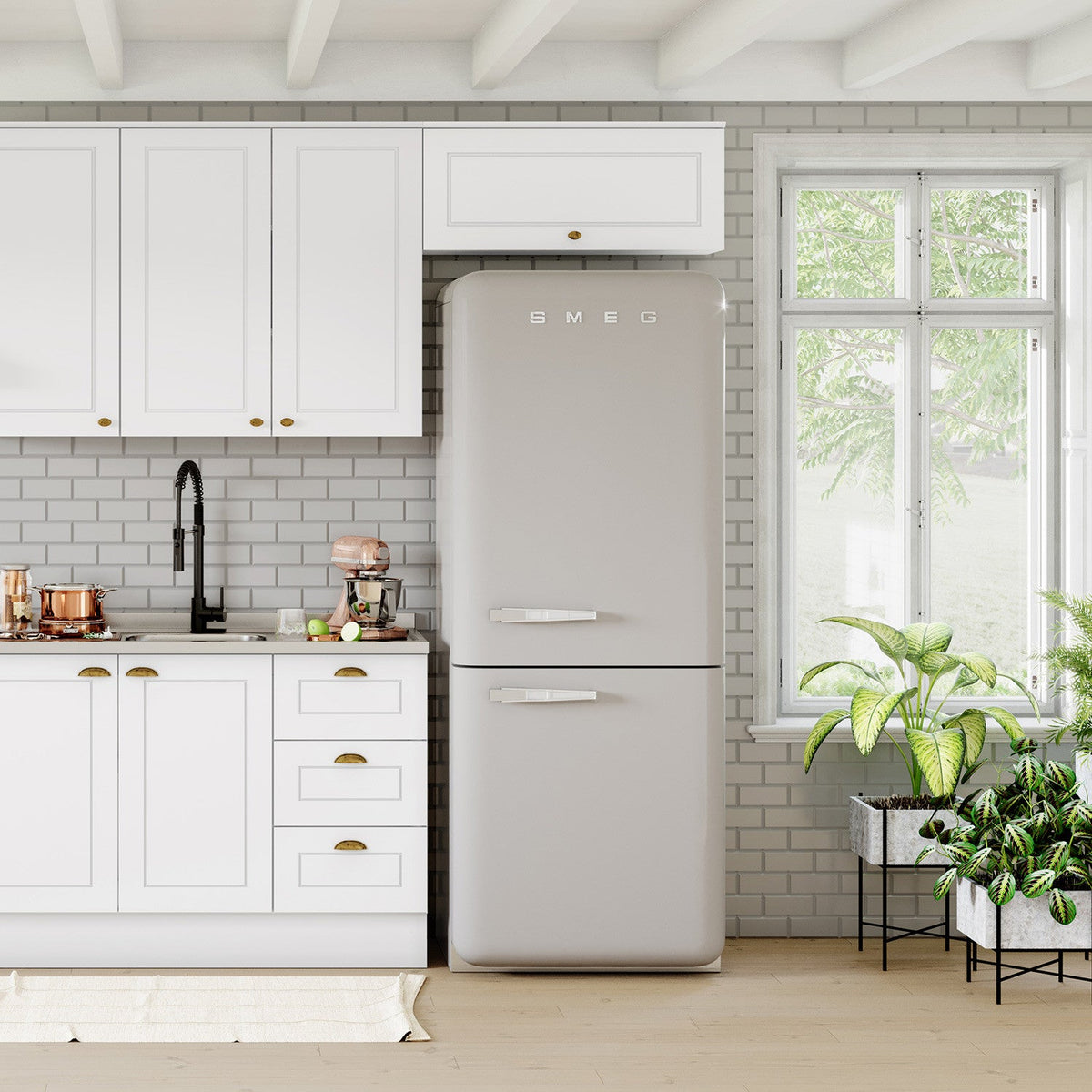 Aéreo cocina Americana blanco 1 puerta 80cm