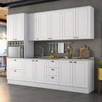 Aéreo cocina Americana blanco 2 puertas 80cm