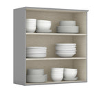 Aéreo cocina Americana gris 2 puertas 80cm