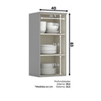 Aéreo cocina Americana gris 40cm