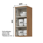 Aéreo cocina Requinte 1 puerta 40cm