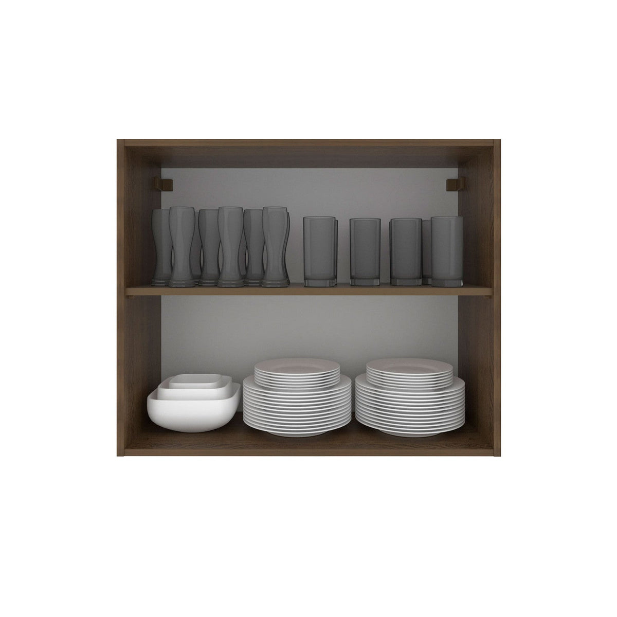 Aéreo cocina Stella café 2 puertas 80cm