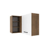 Aéreo esquinero Agata blanco 1 puerta 60cm